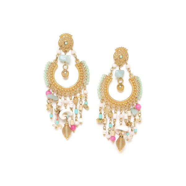 FRANCK HERVAL EMILY "gypsy" post dangles earrings