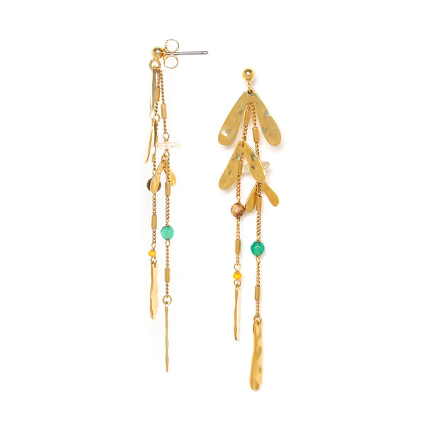 FRANCK HERVAL MATHILDE long post dangle earrings