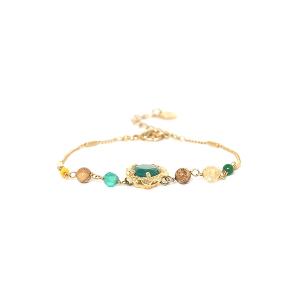 FRANCK HERVAL MATHILDE centre flower bracelet