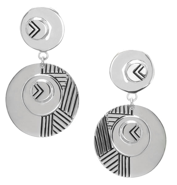 ORI TAO TAARNA 2 DISC EARRING