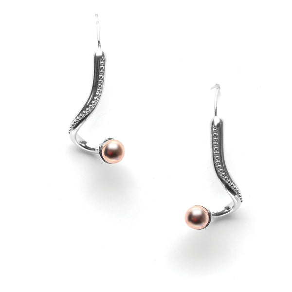 ORI TAO FANFARE SKA TWISTED BIG HOOK EARRING