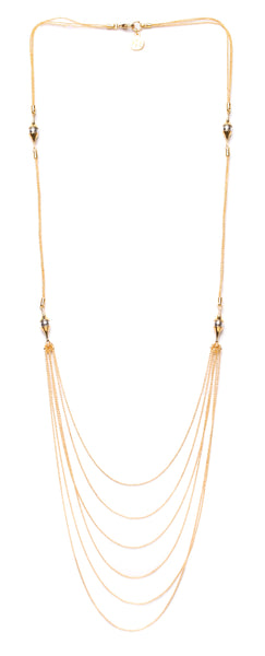 ORI TAO FANFARE BATUCADA MULTI STRAND LONG NECKLACE