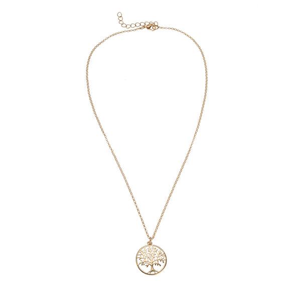 BLUE SCARAB ZAIDA 'TREE OF LIFE' NECKLACE