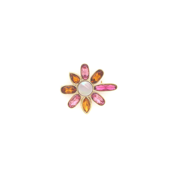 EMY   crystallized brooch