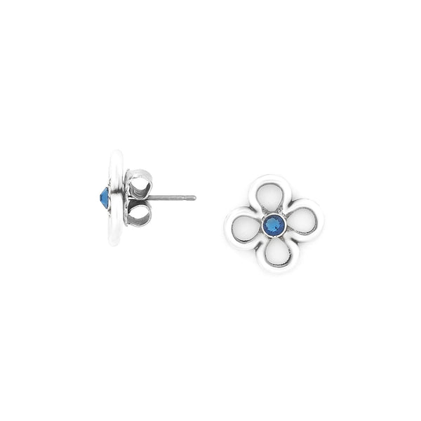 ORI TAO CLOVER clover stud earrings (silvered)