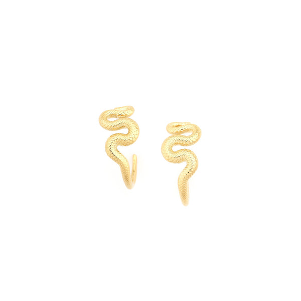 ORI TAO VENIN small creoles earrings (golden)