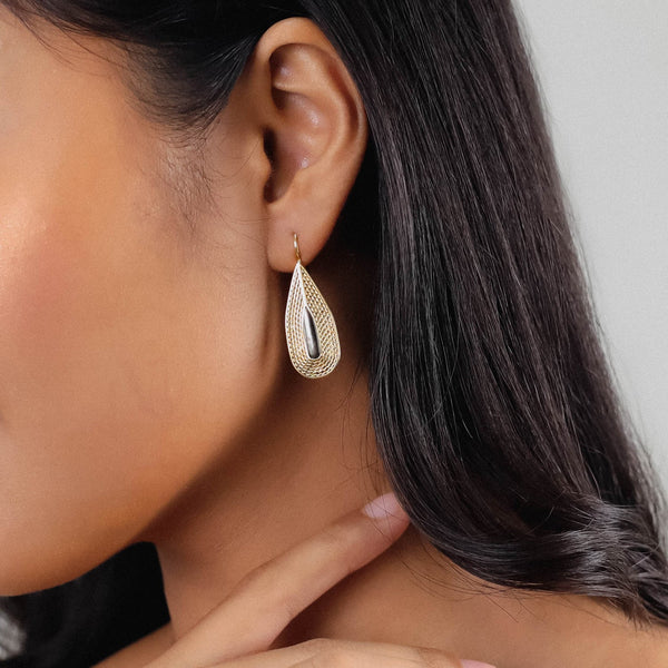 ORI TAO MIYAKO small french hook drop earrings (golden)