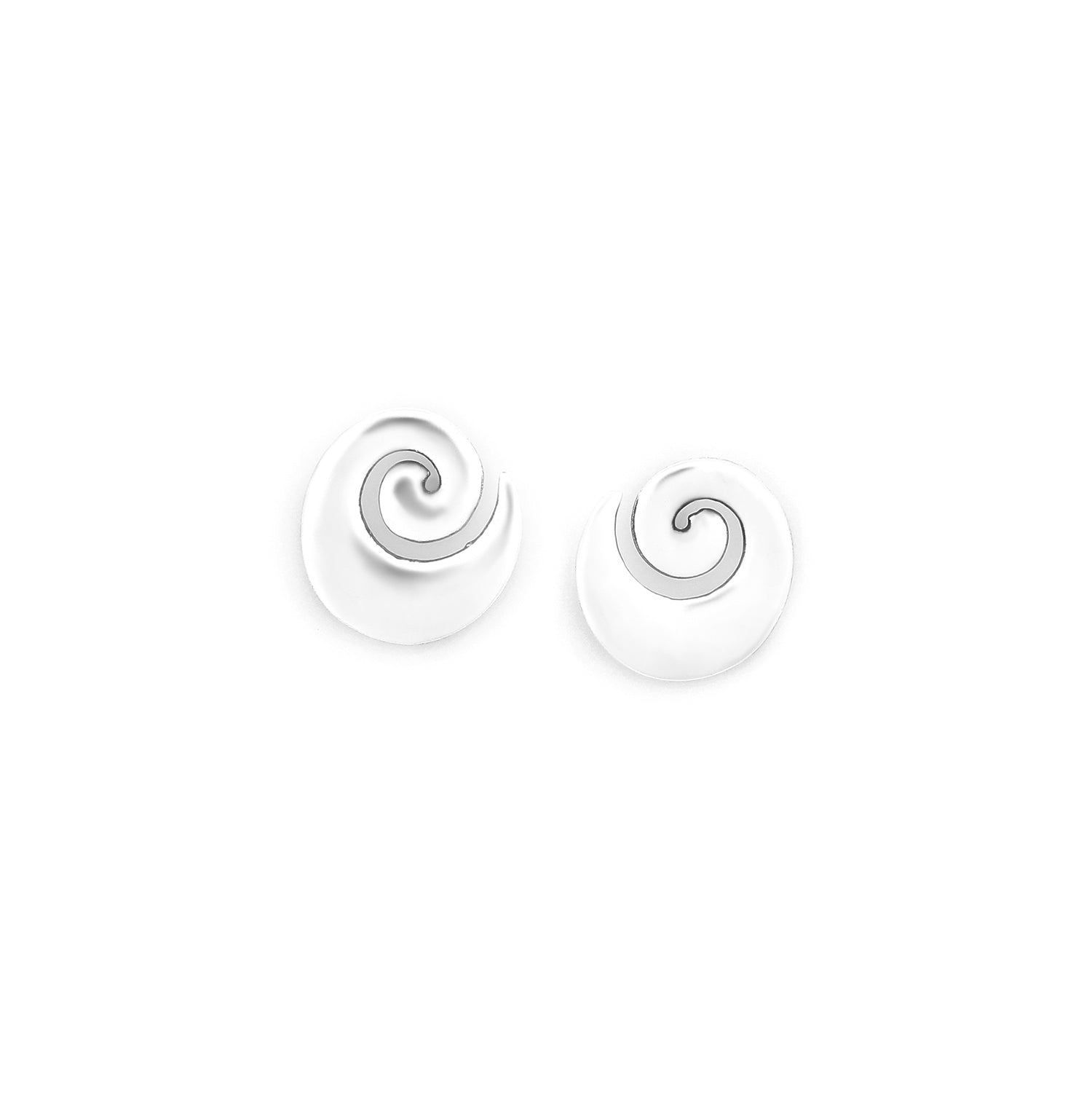 Ori Tao Bagyo Small Post Earrings Silvered