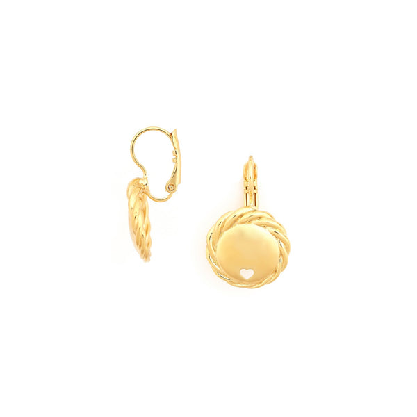 ORI TAO MERIDA simple french hook earrings (golden)