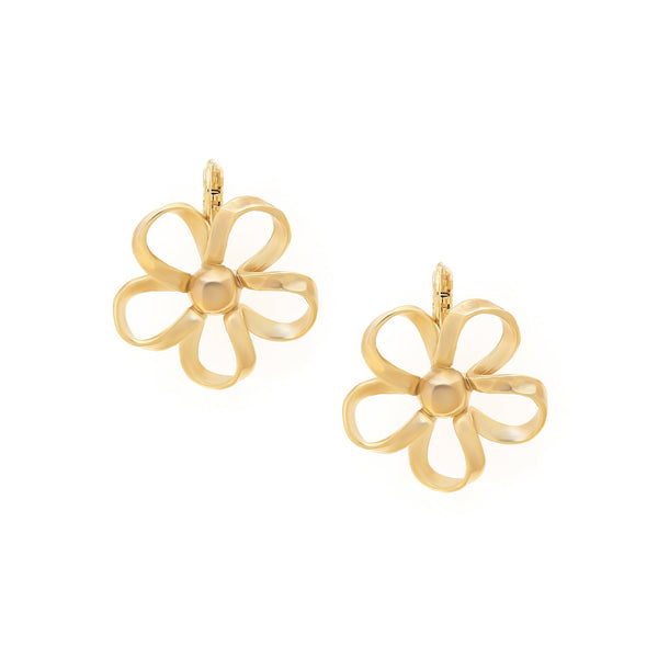ORI TAO MOOREA golden french hook earrings