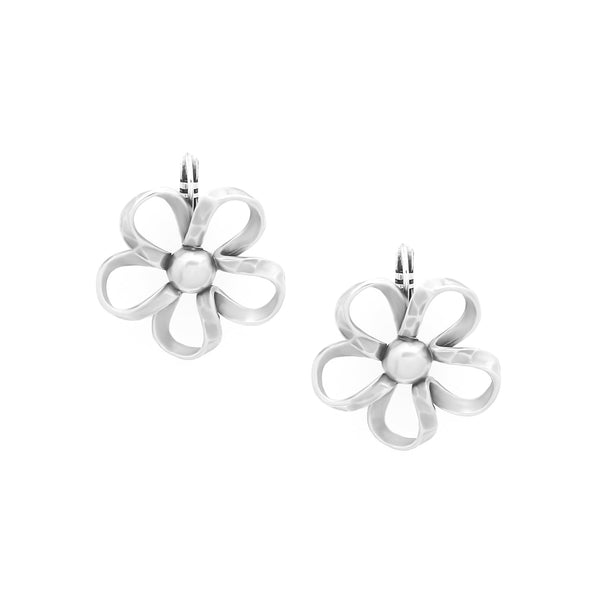 ORI TAO MOOREA silvered french hook earrings