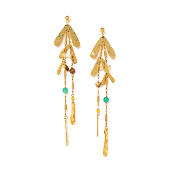 FRANCK HERVAL MATHILDE long post dangle earrings