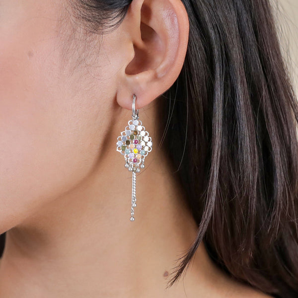 FRANCK HERVAL JENNY creoles with dangles