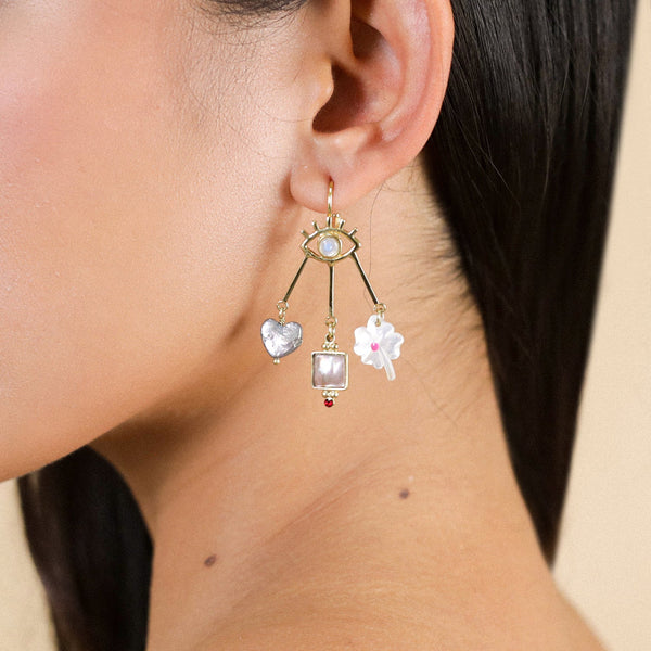 FRANCK HERVAL ANGELICA 3 branches french hooks