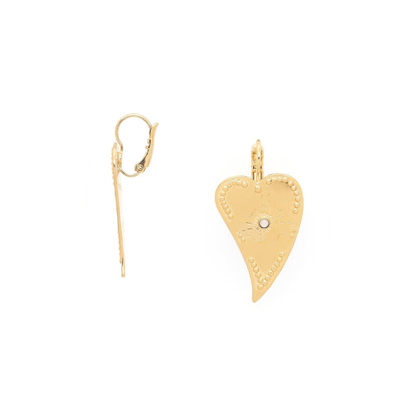 FRANCK HERVAL NORA big heart french hooks