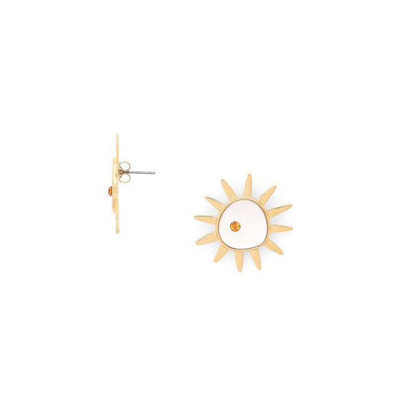 FRANCK HERVAL NORA big sun post earrings
