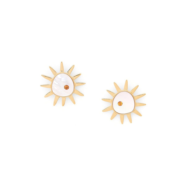 FRANCK HERVAL NORA big sun post earrings