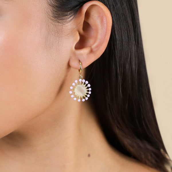 FRANCK HERVAL LAURYNE mini creole (lilac)