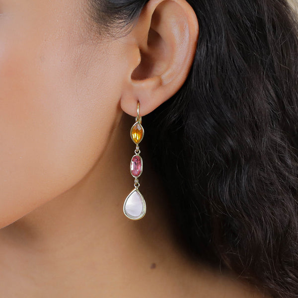 EMY   crystallized french hooks
