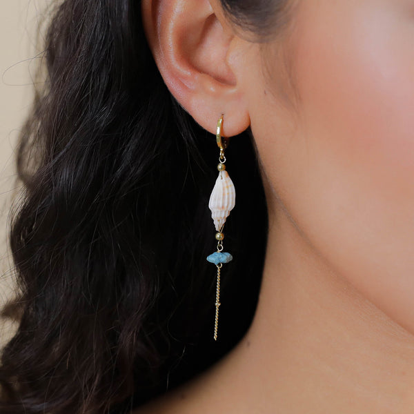SUMMER   asymmetric mini creole starfish & shell