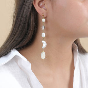 NATURE BIJOUX PONDICHERY long post earrings