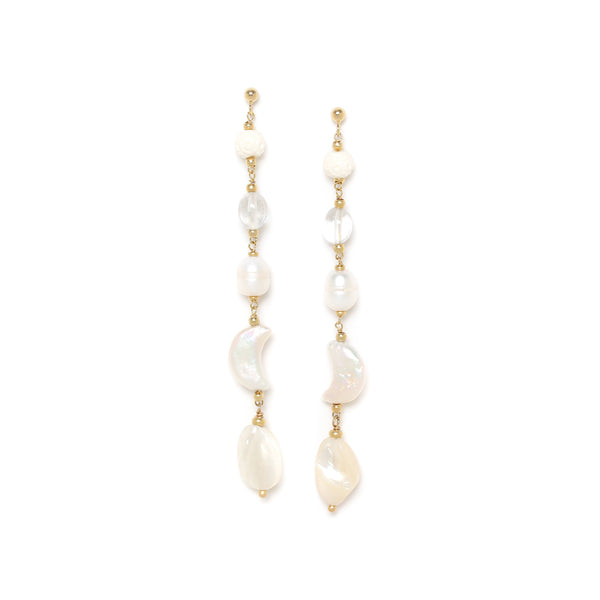 NATURE BIJOUX PONDICHERY long post earrings