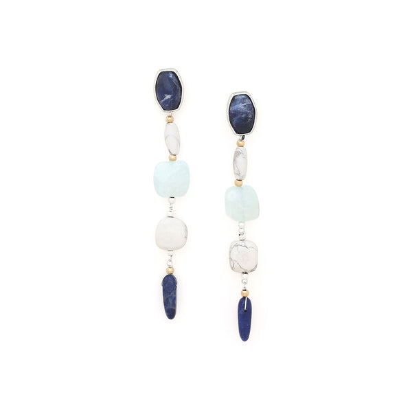 NATURE BIJOUX ARCTIQUE  long post earrings