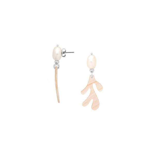 NATURE BIJOUX LES CYCLADES  post earrings with FWP top