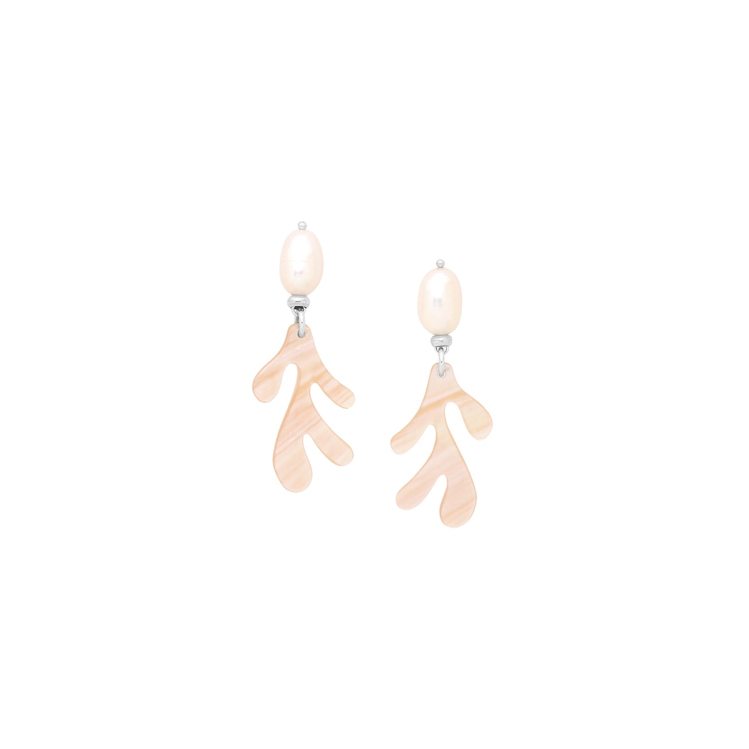 NATURE BIJOUX LES CYCLADES  post earrings with FWP top