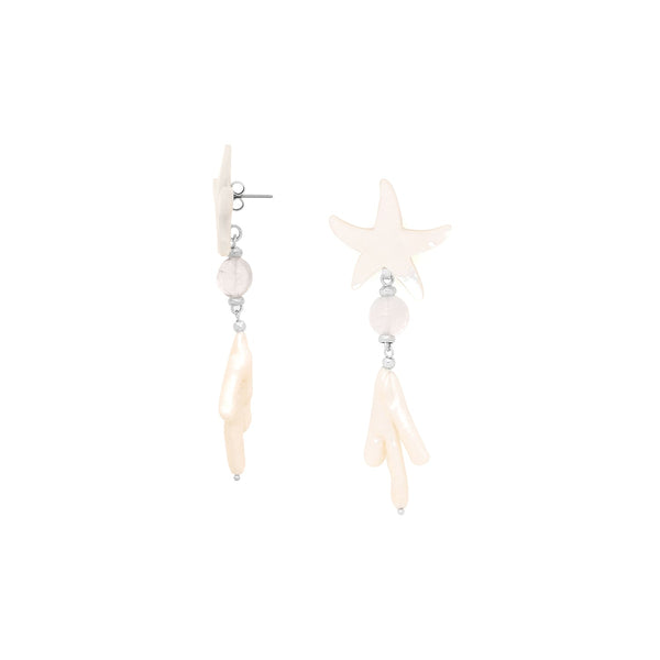 NATURE BIJOUX LES CYCLADES  post earrings with star top