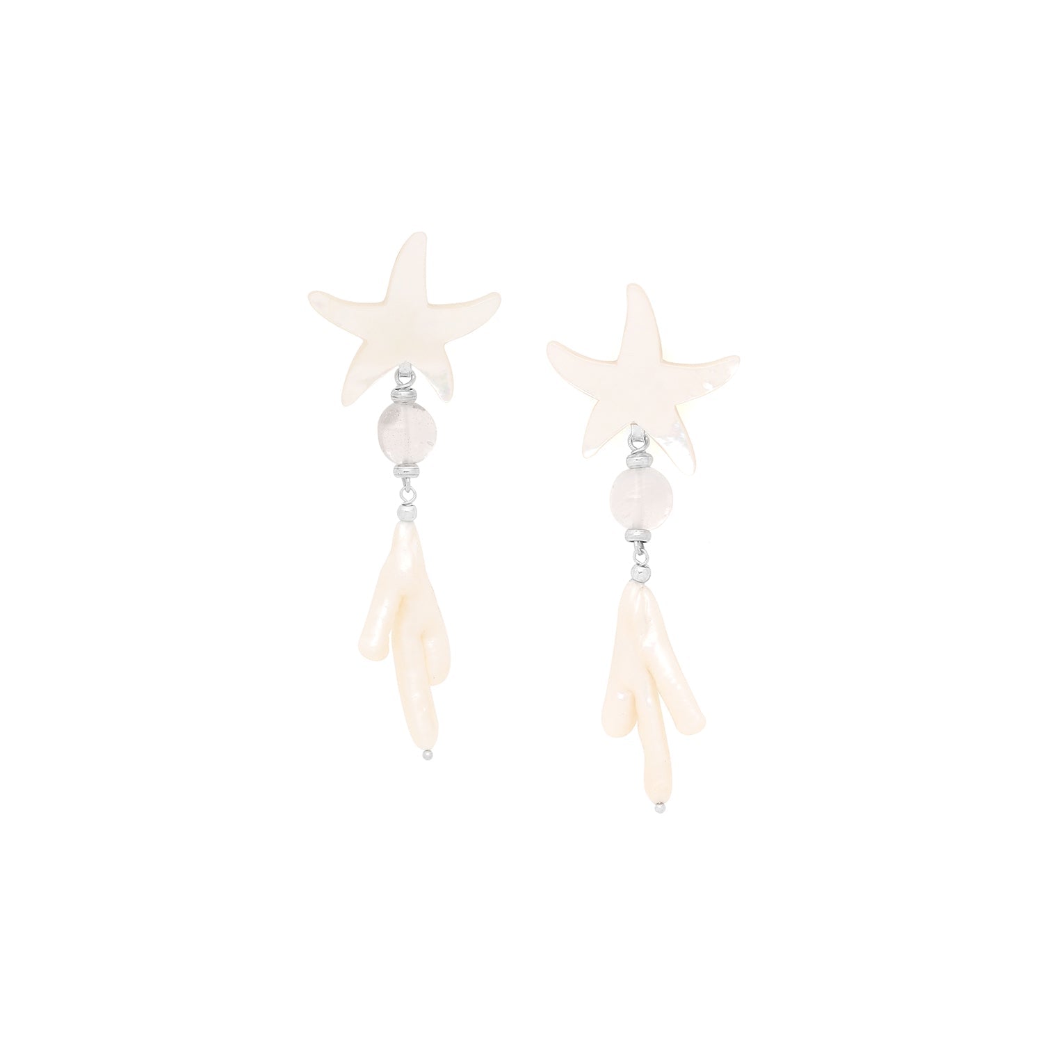 NATURE BIJOUX LES CYCLADES  post earrings with star top