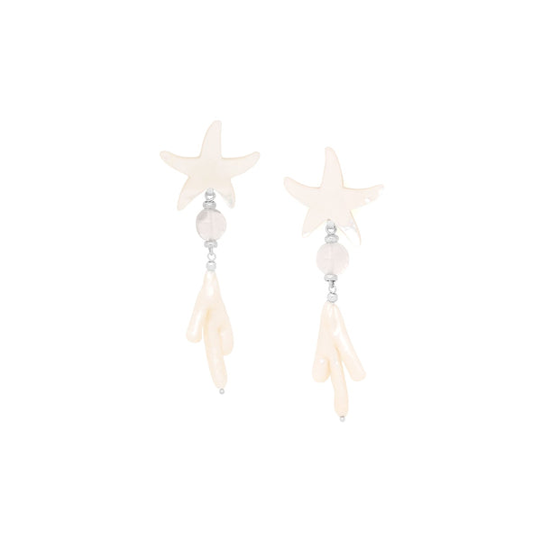 NATURE BIJOUX LES CYCLADES  post earrings with star top