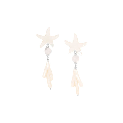 NATURE BIJOUX LES CYCLADES  post earrings with star top