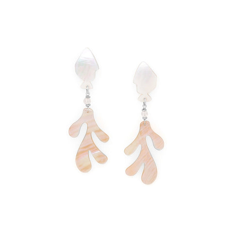 NATURE BIJOUX LES CYCLADES  post earrings with fish top