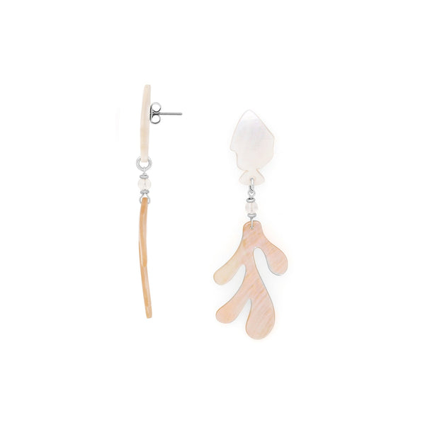 NATURE BIJOUX LES CYCLADES  post earrings with fish top