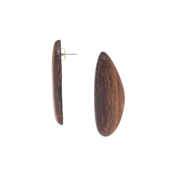 NATURE BIJOUX KOMODO simple robles post earrings