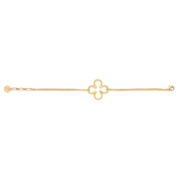 ORI TAO CLOVER thin lucky bracelet (golden)