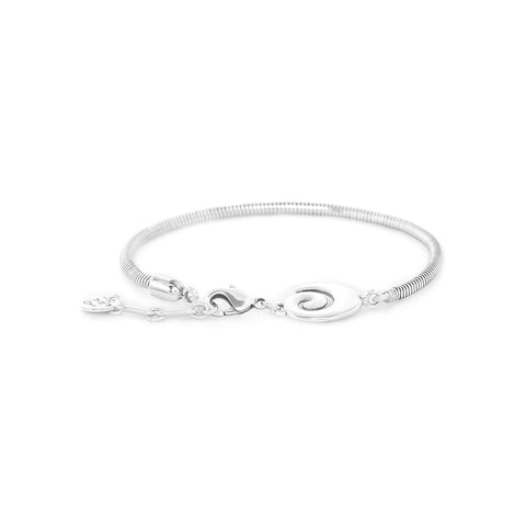 ORI TAO BAGYO simple ajustable bracelet (silvered)