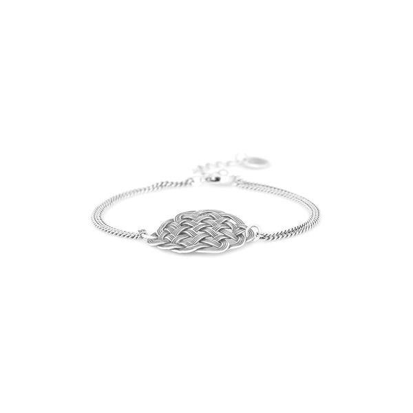 ORI TAO SHINOMOKI silvered medal bracelet