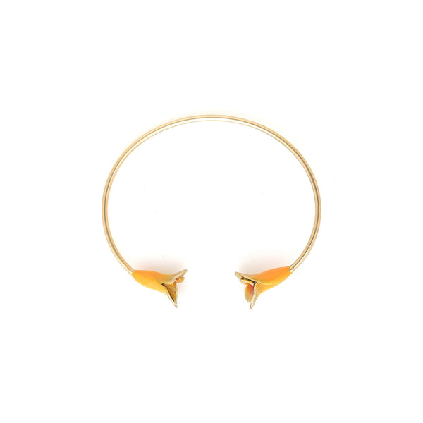 FRANCK HERVAL BETTY cuff bracelet (yellow)