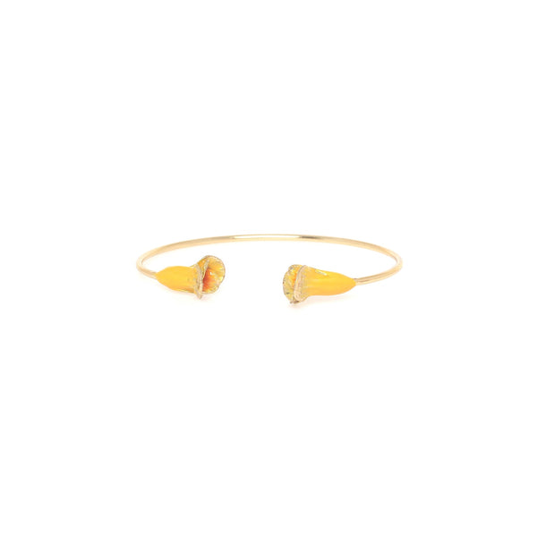 FRANCK HERVAL BETTY cuff bracelet (yellow)