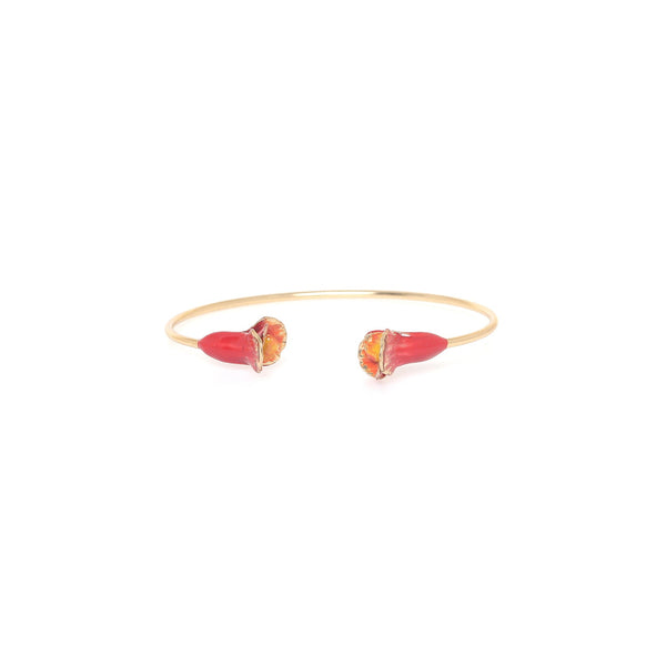 FRANCK HERVAL BETTY cuff bracelet (red)