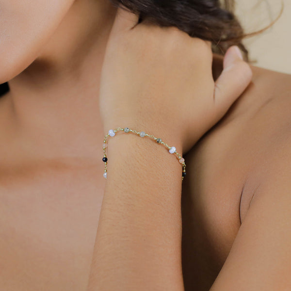 PALMA   looped bead bracelet