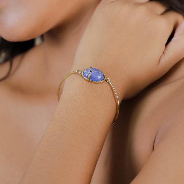 PALMA   articulated scarabe bracelet