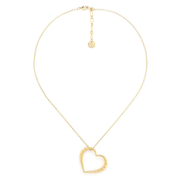 ORI TAO MERIDA small heart pendant necklace (golden)
