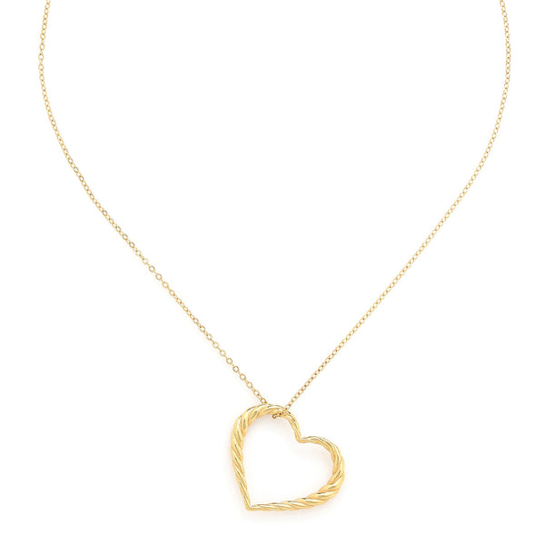 ORI TAO MERIDA small heart pendant necklace (golden)