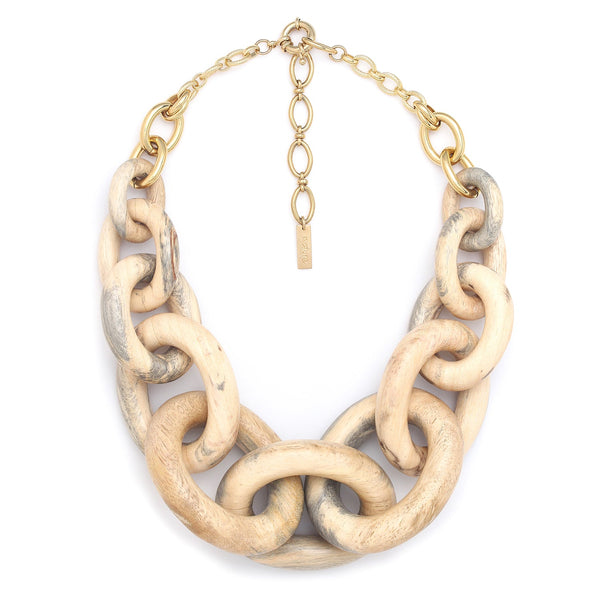 NATURE BIJOUX ARETHA tamarind chain plastron