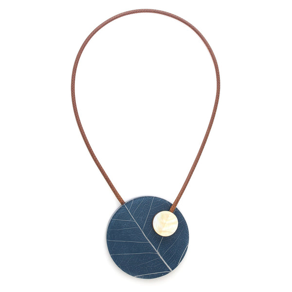 NATURE BIJOUX FICUS CARICA blue magnet necklace