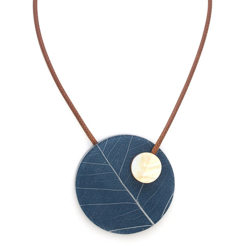NATURE BIJOUX FICUS CARICA blue magnet necklace