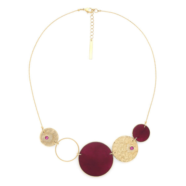 FRANCK HERVAL MARLY 5 elements necklace